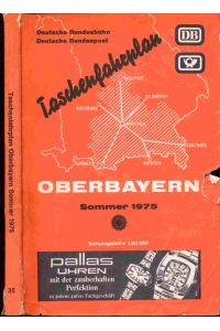 Taschenfahrplan Oberbayern Sommer 1975 (1. Juni bis 27. September 1975).