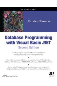 Database Programming with Visual Basic . NET
