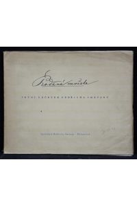 Prodaná nevesta. První nácrtek Bedricha Smetany [Faksimilewiedergabe des skizzierten und fast völlig ausgeführten Klavierauszuges zur Oper Die verkaufte Braut]. Begleittext von M. Ocadlik.