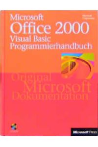 Microsoft Office 2000 Visual Basic Programmierhandbuch