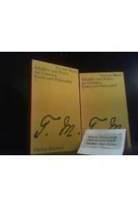 2 BÄNDE - Schriften und Reden zur Literatur, Kunst und Philosophie  - Fischer Bücherei : Moderne Klassiker ; Nr 113 [a]