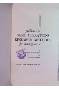 Problems in Basic Operations Research Methods for Management