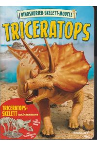 Triceratops. ( Ohne Bauteilen ). - Dinosaurier - Skelett - Modell.