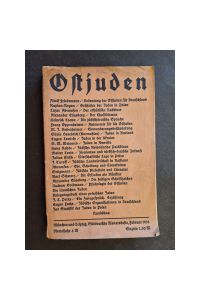 Ostjuden - Süddeutsche Monatshefte, Februar 1916