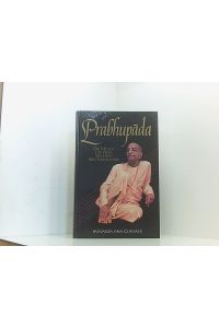 Prabhupada. Der Mensch, der Weise, sein Leben sein Vermächtnis. Eine Biographie von Satsvarupa dasa Goswami. 1. -100. Tausend. Mit Abb. - Aus dem Englischen. - Schöner OPpbd. , farbig illustriert. - 391 S. (pages)