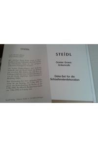 (Unkenrufe) Original Deko-Set für die Schaufensterdekoration: Günter Grass: Unkenrufe.   - Ungebraucht.