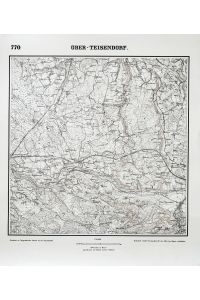 770 Ober-Teisendorf - Oberteisendorf Weibhausen Egerdach / Oberbayern Bayern 1:25000 / Messtischblatt Karten