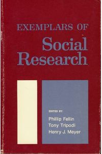 Exemplars of Social Research. Second Printing. (First Printing 1969).