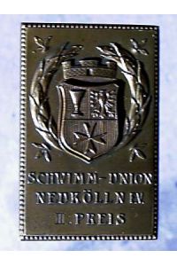 Bronze-Plakette: Schwimm-Union Neukölln E. V. II. Preis.