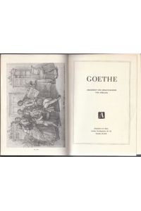 Goethe. Gesammelt und herausgegeben von Amelang.