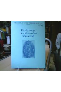 Die ehemalige Benediktinerabtei Schwarzach.   - Gedenkschrift für Arnold Tschira. ( Sonderausgabe der Brühler Blaue Hefte Bd. 20 ).
