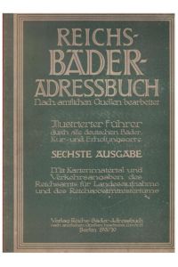 Reichs - Bäder - Adreßbuch