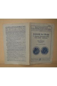 Quellensammlung Friedrich der Große
