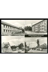 Grosswudicke Kr. Rathenow.   - Polytechnische Oberschule, Parkstraße, Am Kiesweg, Rathenower Straße.