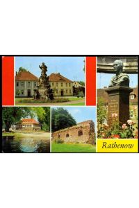 Rathenow.   - Denkmal des Kurfürsten, Duncker-Denkmal, Waldschwimmbad, Stadtmauer.