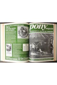 pony MAGAZIN, Zucht, Sport und Haltung. 24. Jahrgang (1976). Heft 1-6 (kompletter Jahrgang).   - Verlagsredaktion: Stefan Braun, Bernd-Dieter Waller.