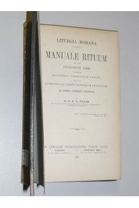 Liturgia Romana. Manuale Rituum . . .