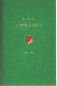 100 Jahre K. D. St. V. Winfridia-Breslau zu Münster.   - 1856-1956. Vorwort von Walter Hawel. Mit zahlreichen Fotos.