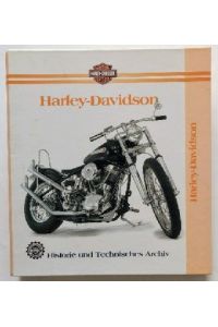Harley-Davidson. Officiall licensed Product.   - Historie und technisches Archiv. Startpaket der Sammelmappe, beinhaltet: 19 Farbtafeln auf der jeweils eine Maschinen vorgestellt wird. 2 Farbtafeln mit Stammbäumen, 80 S. Informationen über die Historie des Motorradherstellers.