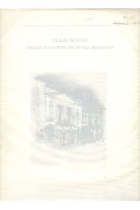 Grosse Schauspieler um Max Reinhard.   - 24 Drucke nach Lithographien und Zeichnungen 1928 - 1930.