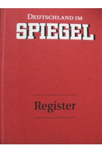 Deutschland im SPIEGEL. Register
