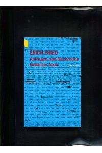 Anfragen und Nachreden politische Texte  - Wagenbach Taschenbuch 231