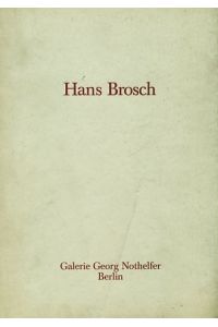 Hans Brosch.