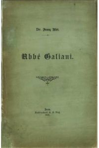Abbé Galiani.