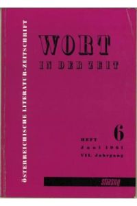 Das schöpferische Mißtrauen oder ist Österreichs Literatur eine österreichische Literatur? In: Wort in der Zeit. Österreichische Literatur-Zeitschrift. Heft 6, Juni 1961, VII. Jg. , S. 21-39.
