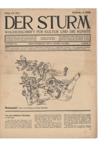 Der Sturm. Wochenschrift für Kultur und die Künste. Erster Jahrgang, 27. Oktober 1910, Nr. 35. Herausgegeben von Herwarth Walden.