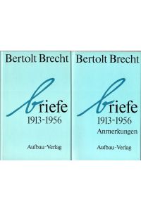 Briefe 1913-1956. 2 Bände (Briefe + Anmerkungen. )  - Hrg. und kommentiert von Günter Glaeser. Mit Register.