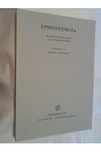 Epmhneymata. : Festschrift für Hadwig Hörner zum sechzigsten Geburtstag