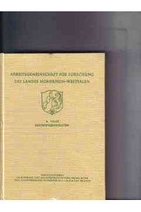 Arbeitsgemeinschaft für Forschung des Landes Nordrhein Westfalen - 9. Folge Geisteswissenschaften