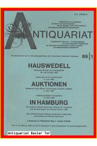 Antiquariat.   - Zeitschrift für alle Fachgebiete des Buch- und Kunstantiquariats mit den Beilagen: Der Bibliophile - Internationale Zeitschrift für Bücherfreunde.