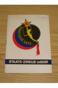 Zirkusprogramm Staats - Zirkus UdSSR 1975