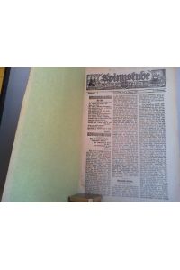 Spinnstube. Unterhaltungsbeilage zur Neuen Tageszeitung. (Neue Tageszeitung)  - 2. Jahrgang 1925 (Heft 14 fehlt) Mit der Weihnachtsnummer.