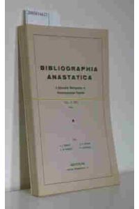 Bibliographia Anastatica Vol. X 1973 Fasc. 1-6 und Register  - A Bimonthly Bibliography of Photomechanical Reprints