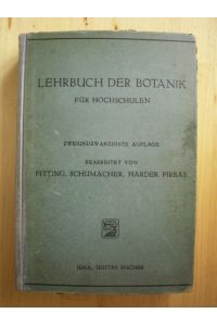 Lehrbuch der Botanik für Hochschulen.