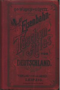 Eisenbahn-Taschen-Atlas von Deutschland. (Einband-Titel)