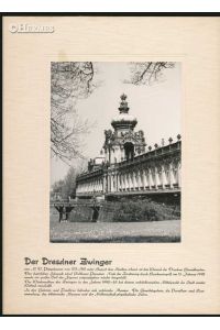 Dresden.   - Eine sozialistische Großstadt. 10 Original-Fotovergrößerungen.