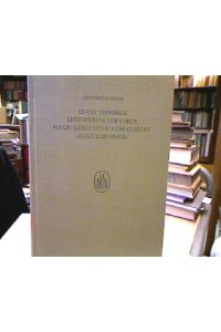 Ernst Peppings Liederkreis für Chor nach Gedichten von Goethe Heut und Ewig.   - Studien zum Personalstil des Komponisten. (=Berliner Studien zur Musikwissenschaft, Bd. 9).