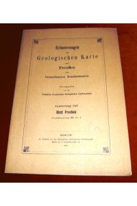 Erläuterungen Zur Geologischen Karte Von Preußen Und Benachbarten Bundesstaaten, Lieferung 142, Blatt Frechen