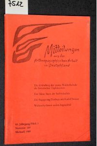 Mitteilungen aus der anthroposophischen Arbeit in Deutschland. 43. Jahrgang, Nr. 169