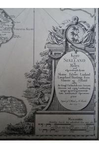 Kort over Siaelland og Möen med tilgraendsende Kyster af Skaane, Falster, Laaland, Langeland . . . Kupferstich von C. Wessel und H. Skanke, 1777. 61 x 67 cm.