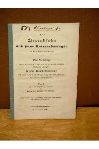 Herr Berendsohn und seine Unternehmungen im neunzehnten Jahrhundert -(1844)-