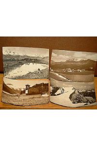 4 Schweizer Bergansichten - Originalphotographien