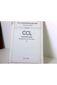 CCL- Current Contents Linguistik. Inhaltsverzeichnisse linguistischer Fachzeitschriften. Hier die Lieferungen: Lieferung 1975, 1. Lieferung, 2. Lieferung, 3. Lieferung, 4. -6. Lieferung// Lieferung 1974 4. /5. Lieferung und 6. Lieferung// Lieferung 1973 3. Lieferung, 5. /6. Lieferung
