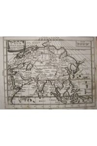 Original-Landkarte Asien (L'Asie)