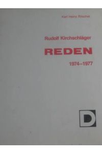 Rudolf Kirchschläger Reden 1974-1977