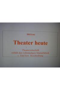 Marieluise (in Theater heute Heft 8/9 August/September 2001)